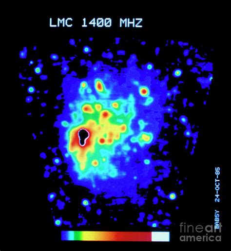 False Colour Radio Map Of Large Magellanic Cloud Photograph By Max