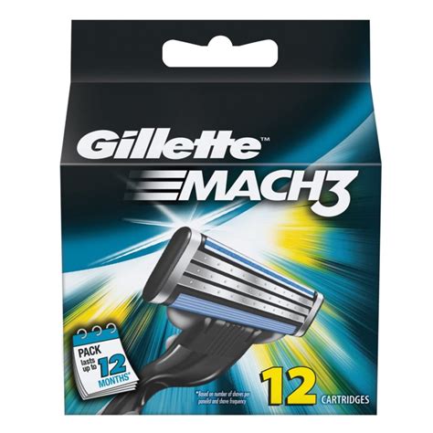 It comes with pro shield lubrication which is placed after as well as before the blade to with this invention the company does not have to attract the customers with more innovations. Gillette Mach3 Razor Blades 12 pcs - £18.99