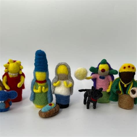 Simpsons Nativity Scene Etsy