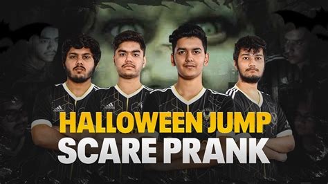 Halloween Jump Scare Prank 😱 At The Team Vitality India Bootcamp Youtube
