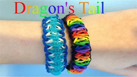 Rainbow Loom Dragon Tail