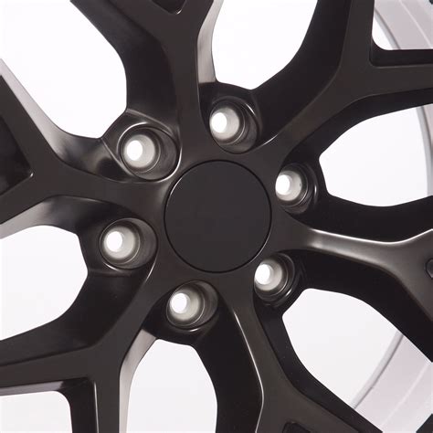 Chevy Satin Black Snowflake 20 Inch Wheels
