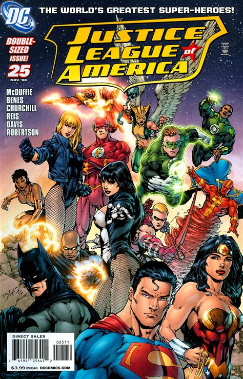 The jla members are listed here in order of their first joining the team, and none are listed twice. Justice League of America Vol 2 25 - DC Comics Database