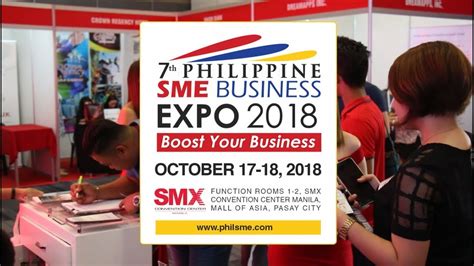 7th Philippine Sme Business Expo And Conference October 17 18 2018