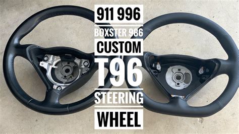 Custom Porsche 911 996 993 Boxster 986 Steering Wheel Install Youtube