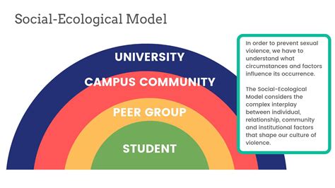 Social Ecological Model Campus Advocacy Resources And Education Care