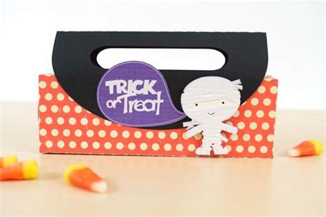Free Shape Of The Week Treat Box With Handle Silhouette