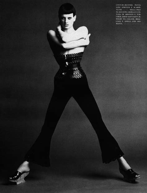 Kristen Mcmenamy By Steven Meisel For Vogue Italia June 1992 Steven