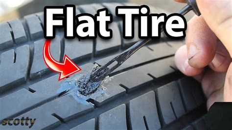 How To Fix A Flat Tire Youtube
