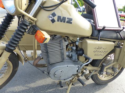 Oldmotodude 1982 Mz Etz 250 Iraqi Republican Guard Motorcycle On Display At The 2016 Benton