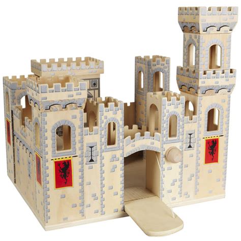 We also provide wheels, pegs, dowels, and other woodworking items for all of your wood projects. Melissa & Doug Deluxe Folding Medieval Castle