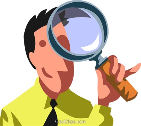 Download Man Looking Through A Magnifying Glass - Looking Through Magnifying Glass Png - HD ...