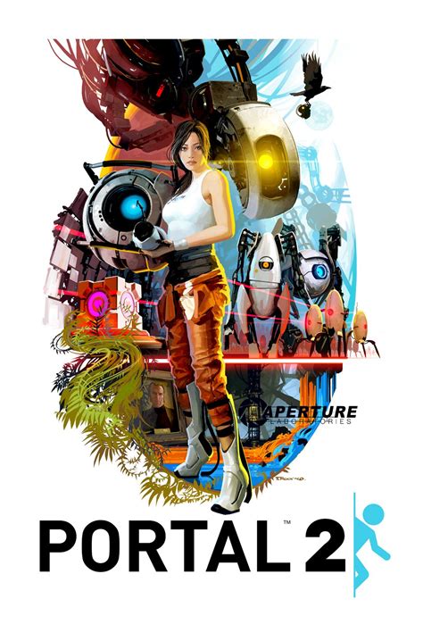 '70s-Style Portal 2 Poster | Portal game, Portal 2, Portal movie