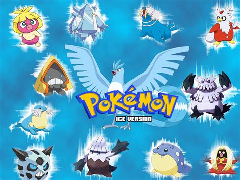 Ice Pokemon Pokémon Wallpaper 27880031 Fanpop