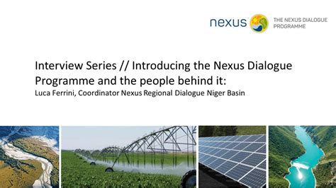 Nexus Interview Series Introducing The Nexus Dialogue Programme And