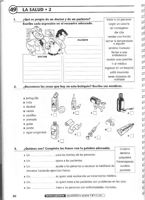 Issuu Vocabulario Activo 2 Fichas Con Ejercicios Fotocopiables