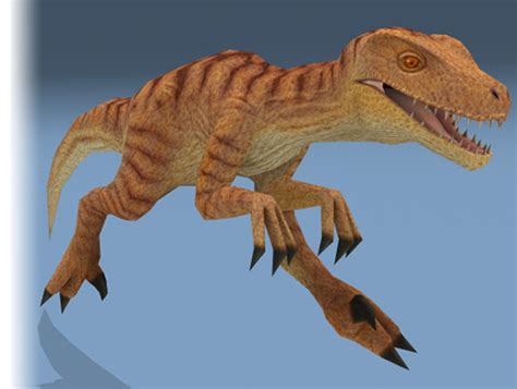 A young researcher dreams of putting together a whole dinosaur skeleton in pieces. Velociraptor Dinosaur » Game Assets for Unity and Unreal Engine
