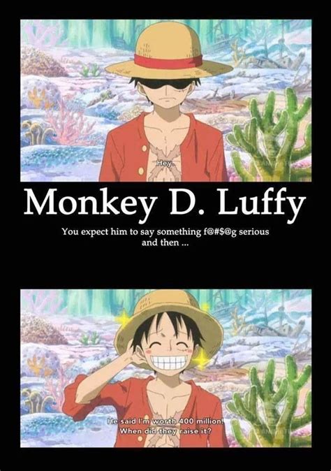 Como Cuando Luffy Se Preocupa Más Por Su Recompensa Que Por Otra Cosa