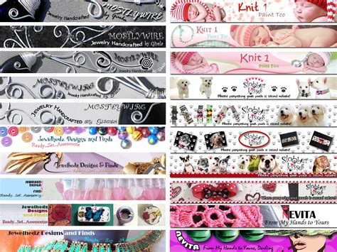 Find & download free graphic resources for banner template. Boutiqueaholic: Custom made Etsy Shop Banners Graphic Design