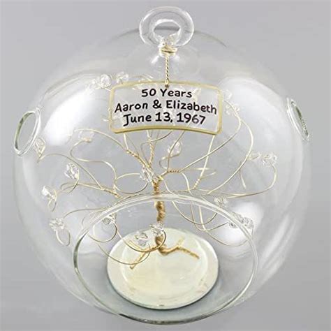 Shop findgift for a spectacular selection of stunning crystal gift ideas celebrating your fifteen years together. Amazon.com: 50th Anniversary Ornament Gold Clear Swarovski ...