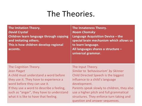 Child Language Acquisition