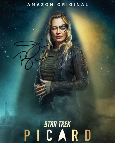 Star Trek Picard Seven Of Nine Jeri Ryan Tv Cast Signed Photo Poster