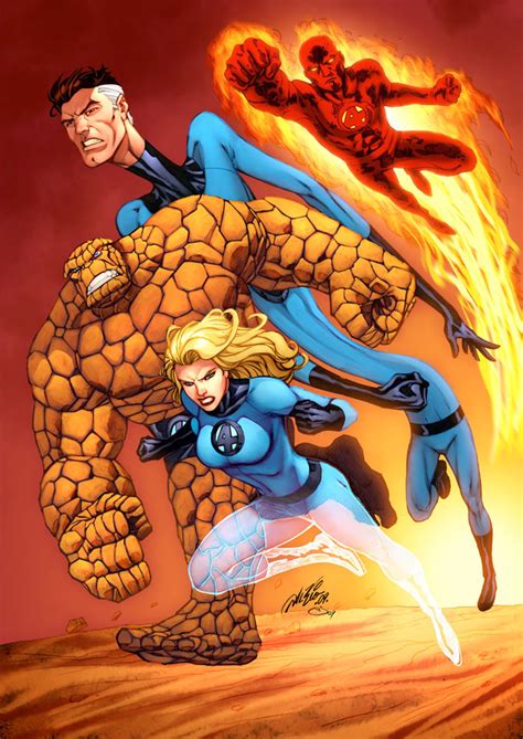 Fantastic Four By Al Rio Comic Art Community Gallery Of Comic Art