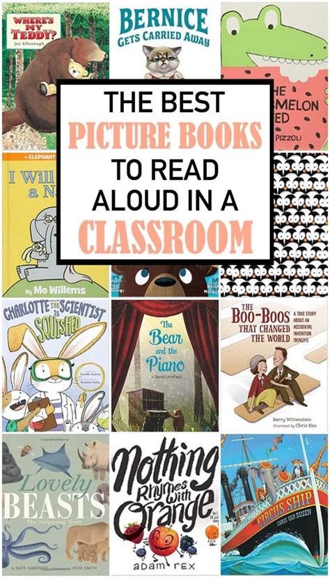 The Best Picture Books To Read Aloud In A Classroom Kindergarten