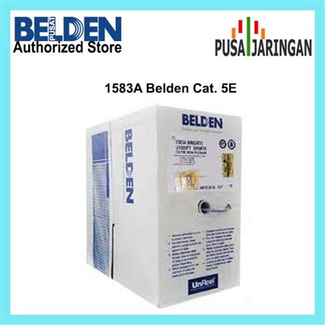 Jual Belden Cable Utp Kabel Utp Cat 5e Original Bl 1583a 1 Meter