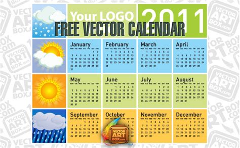 Free Calendar 10506 Free Ai Download 4 Vector