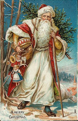 Vintage Christmassanta Claus Postcard A Photo On Flickriver