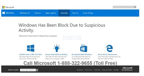 They are entered exactly as the scammers entered them in their messages. Remove the Windows has been block Tech Support Scam