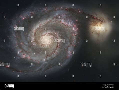 Whirlpool Galaxy M51 This Image Of The Spiral Galaxy M51 Ngc 5194was