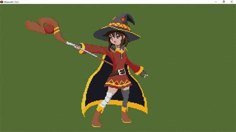 I Was Scrolling Through Reddit And Found This Pixel Art Megumin So I