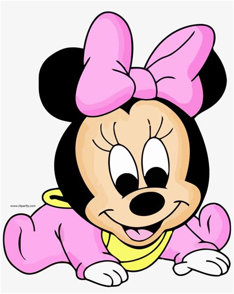 Baby Minnie Cute Clipart Png Cartoon Baby Minnie Mouse Free