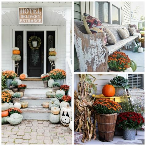 Easy Outdoor Fall Decor Inspiration Angie Holden The Country Chic Cottage