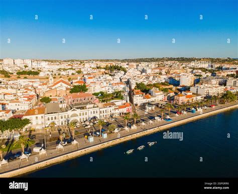 Portugal Algarve Lagos Aerial View Stock Photo Alamy