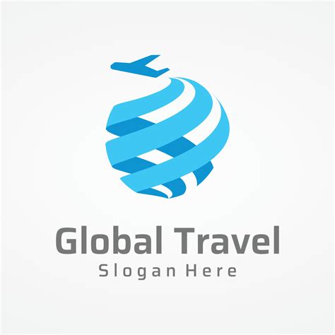 Airline Ticket Agency Logo Template Designvacationtraveling In Summer