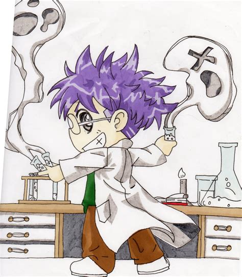 Chibi Scientist By Anime Mega Fan On Deviantart