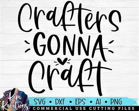 Crafters Gonna Craft Svg Crafter Svg Crafting Shirt Svg Etsy