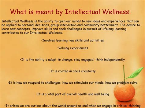 Ppt Session 6 Intellectual Wellness Powerpoint Presentation Free