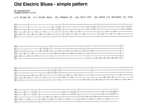 Learn songs including pumped up kicks and save 10% on fender. Old Electric Blues style guitar pattern - easy to learn ...