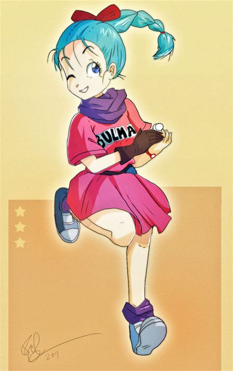 Safebooru 1girl Blue Eyes Blue Hair Bulma Dragon Ball Dress Female Gloves Hair Ornament Hair