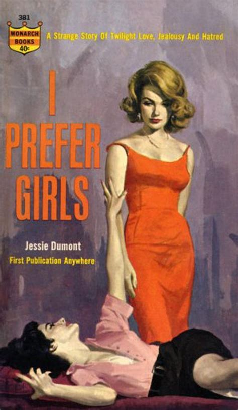 Lesbian Pulp Vintage Art Print I Prefer Girls Etsy Pulp Fiction