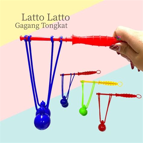 Traditional Toys Handle Lato Lato Matic Tek Tek Plus Rope Toys Viral