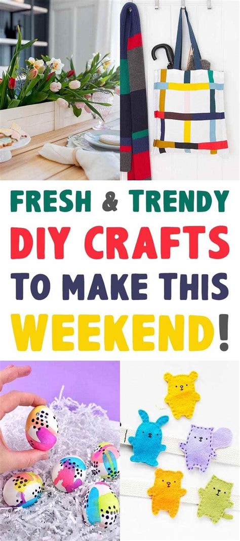 Fresh And Trendy Diy Crafts To Make This Weekend The Cottage Market