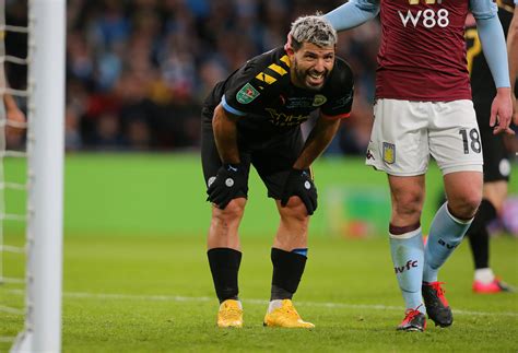 Martinez, cash, konsa, mings, targett, mcginn, luiz, nakamba, traore, watkins, ramsey Sergio Aguero shows off huge bloodied gash on leg after ...