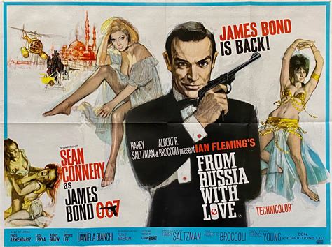 James Bond From Russia With Love Movie Poster Sean Connery