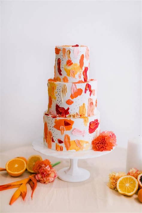 Were Spilling The Juice On This Painterly Mid Century Wedding