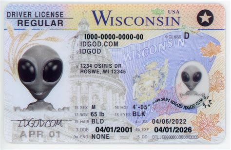 Wisconsin Fake Id Real Idgod Official Fake Id Maker Website